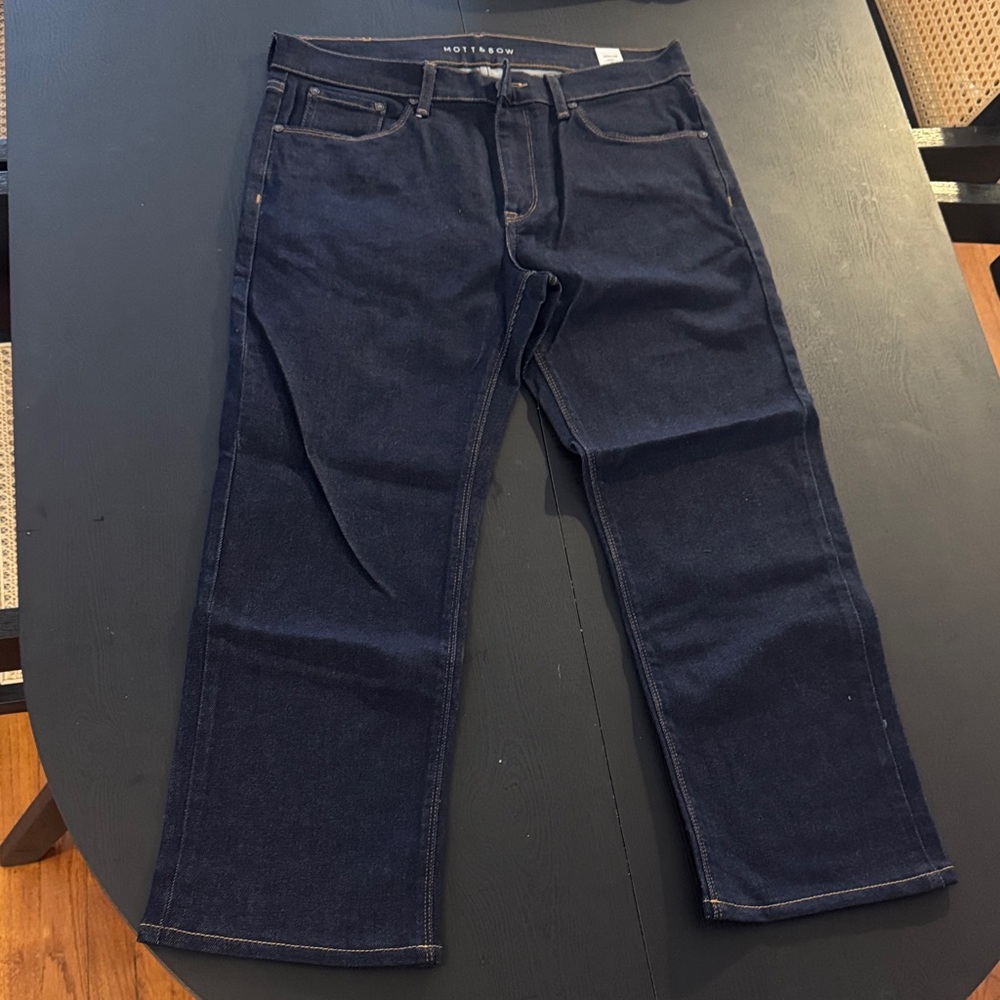 Mott & Bow Men’s Indigo Straight Jeans